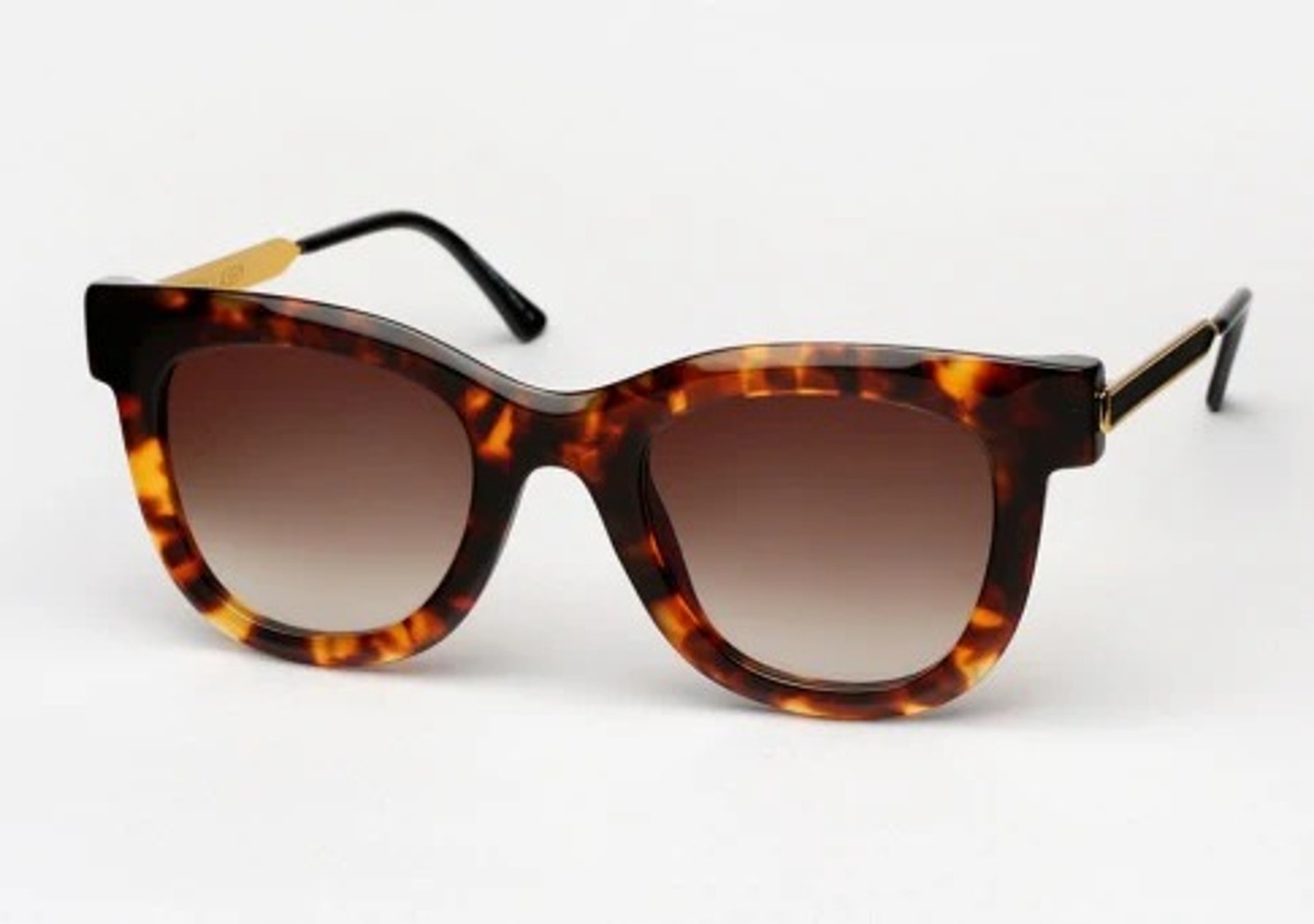 Thierry Lasry Gradient Nudity Amber Brown Tortoise Women's Sunglasses K27-14